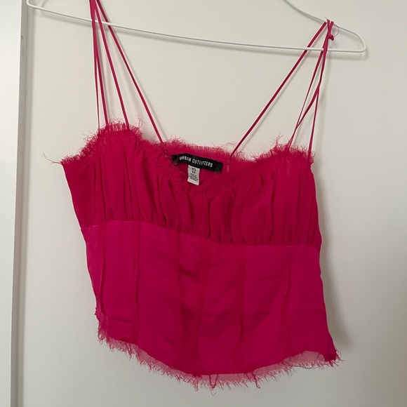 urban outfitters corset style crop top - Picture 2 of 2